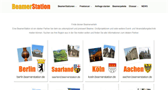 Desktop Screenshot of beamerstation.de